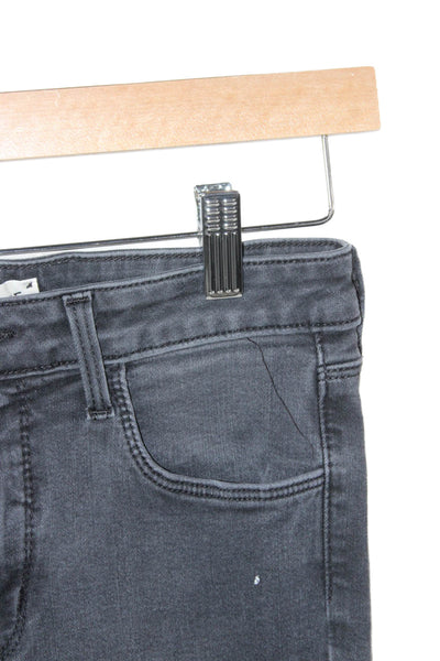 L'Agence Womens Gray Skinny Jeans Cotton High Rise Size 26