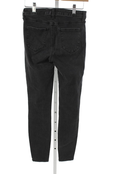L'Agence Womens Gray Skinny Jeans Cotton High Rise Size 26