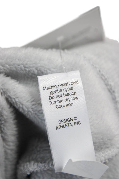 Athleta Women Turtleneck Pullover Gray Polyester Blend Long Sleeve Size XS