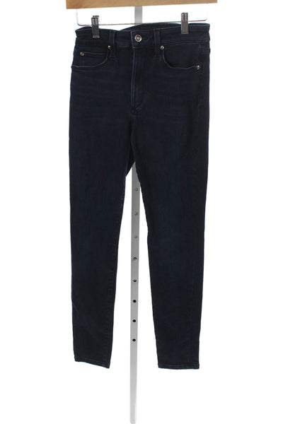 Joes Women Skinny Blue Cotton Blend Jeans Button Fly Size 26