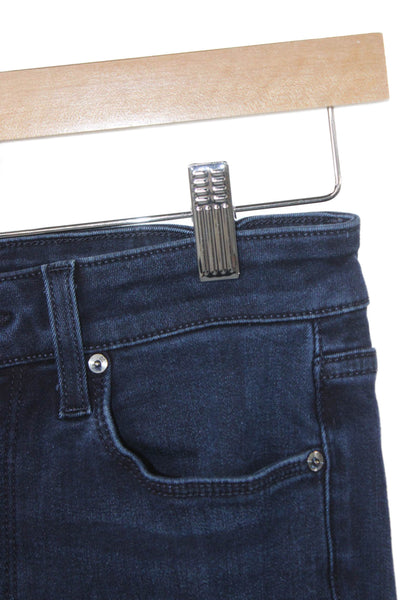 Joes Women Skinny Blue Cotton Blend Jeans Button Fly Size 26