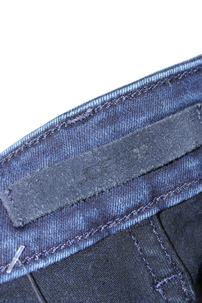 Joes Women Skinny Blue Cotton Blend Jeans Button Fly Size 26