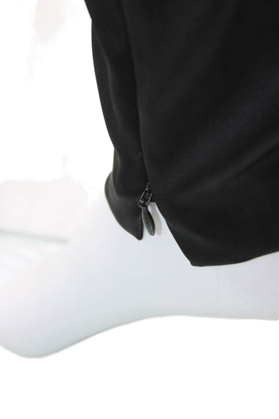 Theory Womens Black Skinny Leggings Acetate Size 4
