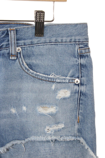 Rag & Bone Jean Womens Cut-Off Shorts Blue Cotton Size 26
