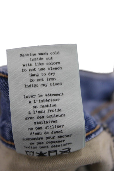 Rag & Bone Jean Womens Cut-Off Shorts Blue Cotton Size 26