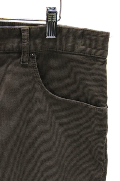 PT Torino Mens Chino Pants Brown Cotton Button Solid Fall Size 36