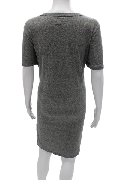 Current/Elliott Women T-Shirt Dress Gray Short Sleeve Size 3