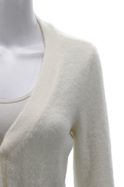 The Drop Womens Cardigan Sweater Ivory V Neck Long Sleeve Size M