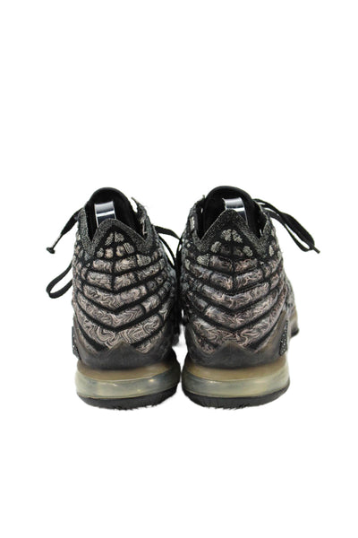 Nike Mens Lebron 17 Oreo Basketball Sneakers Black White Size 8