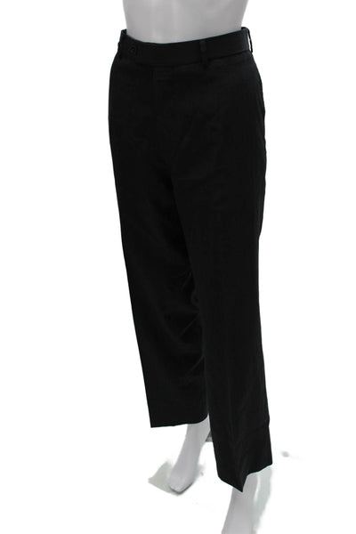 Brooks Brothers Mens Gray Wool Dress Pants Button Size 36