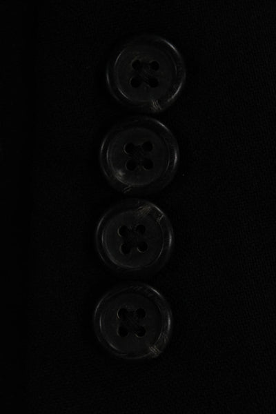 Polo Ralph Lauren Mens Suit Jacket Black Wool Button Size 40
