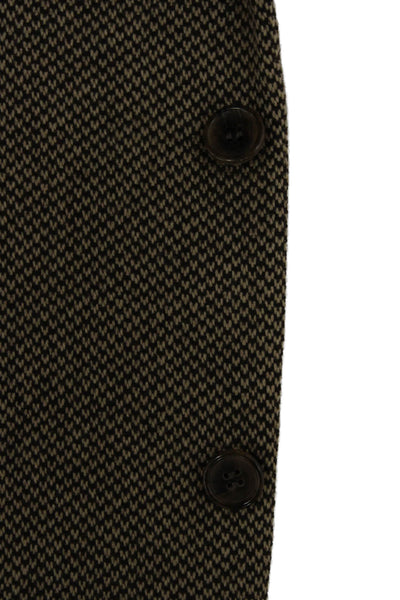 Brioni Mens Houndstooth Cashmere Blazer Brown Size 52