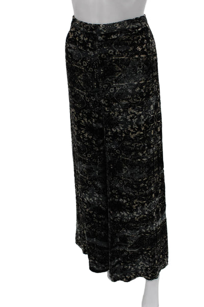 Haute Hippie Womens Dress Pants Multicolor Animal Print Rayon Zip Size 4