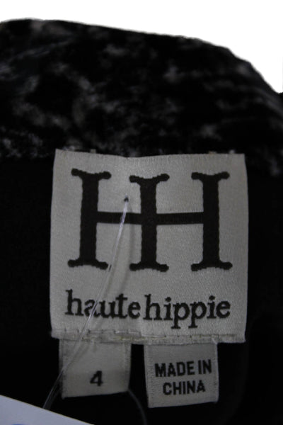 Haute Hippie Womens Dress Pants Multicolor Animal Print Rayon Zip Size 4