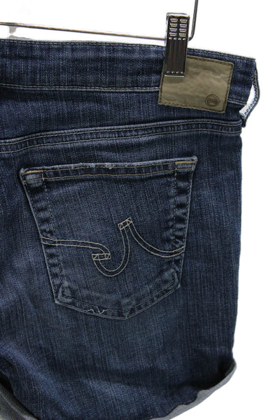 AG Adriano Goldschmied Womens Boyfriend Shorts Blue Size 26
