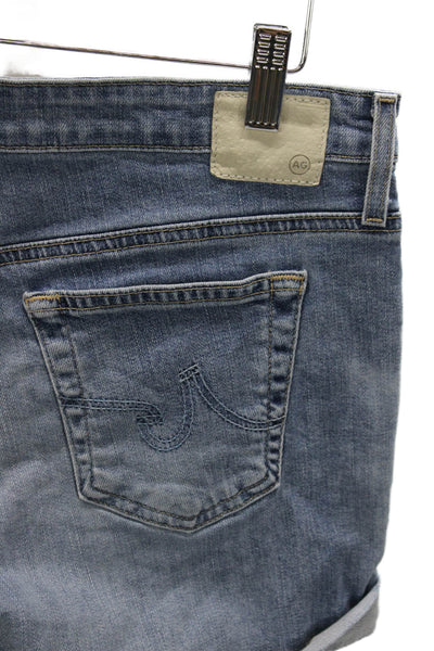 AG Adriano Goldschmied Womens Boyfriend Blue Shorts Size 26