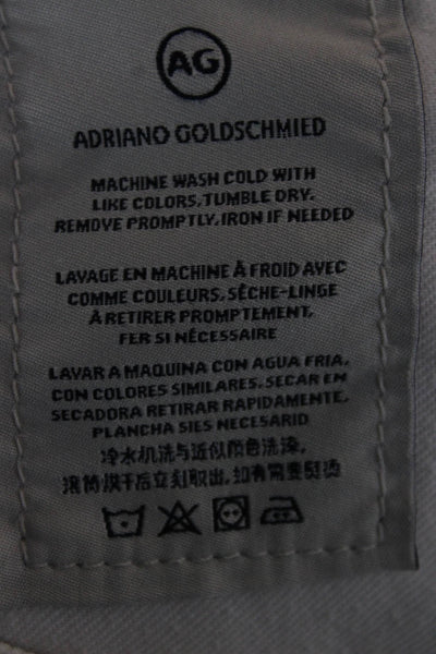 AG Adriano Goldschmied Womens Hot Pants White Cotton Size 26