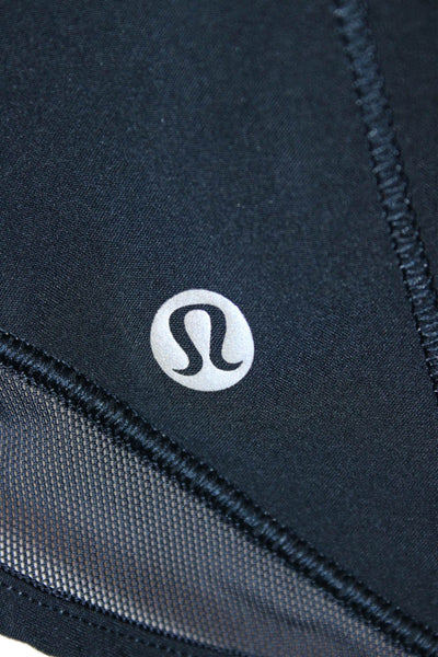 Lululemon Womens Athletic Navy Shorts Recycled Polyester Size 6