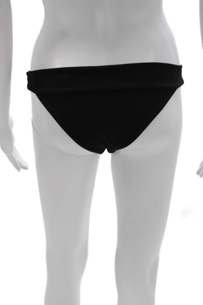 L Space Womens Black Bikini Solid Nylon Spandex Size XS