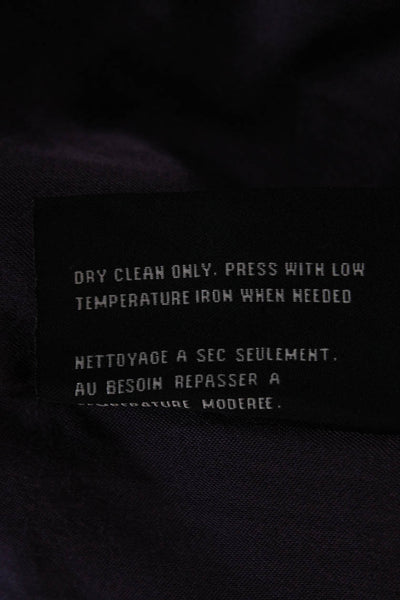 Marc New York Women Black Pea Coat 70% Virgin Wool Button Size 2