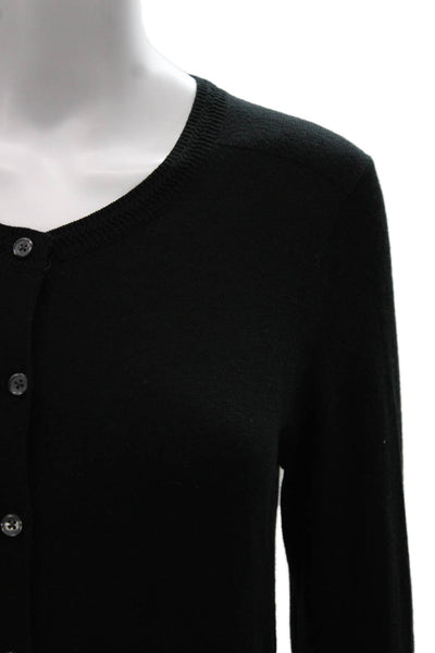 Banana Republic Womens Black Cardigan Long Sleeve Round Neck Size XS
