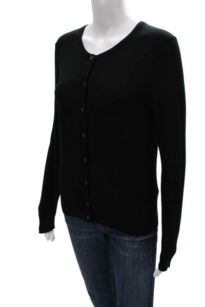 Banana Republic Womens Black Cardigan Long Sleeve Round Neck Size XS