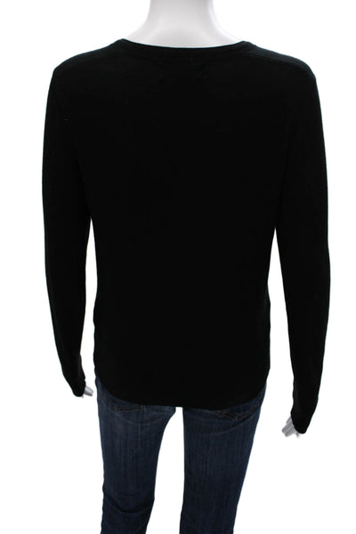 Banana Republic Womens Black Cardigan Long Sleeve Round Neck Size XS