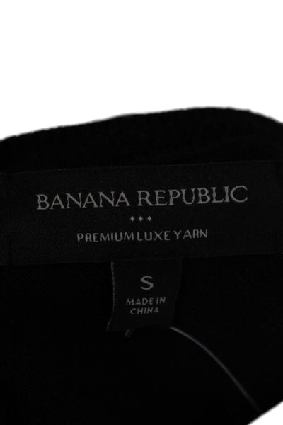 Banana Republic Womens Black Cardigan Long Sleeve Round Neck Size XS