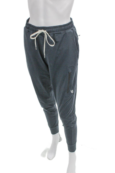 Vuori Mens Jogger Pants Gray Nylon Drawstring Size S