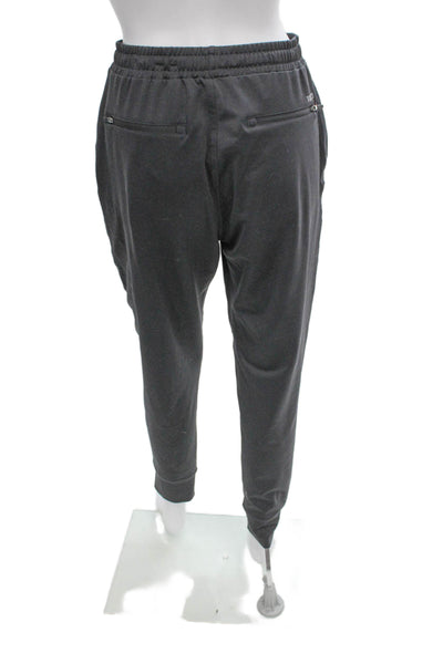 Vuori Mens Jogger Pants Black Polyester Drawstring Size S