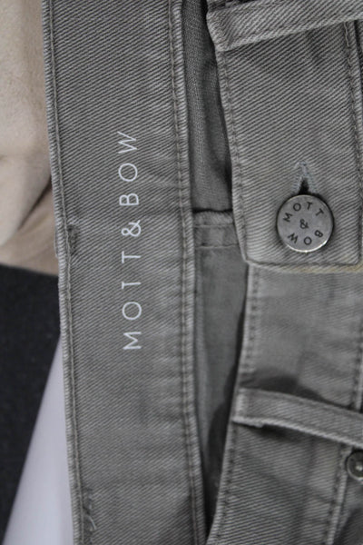 Mott and Bow Mens Slim Gray Jeans Size 32