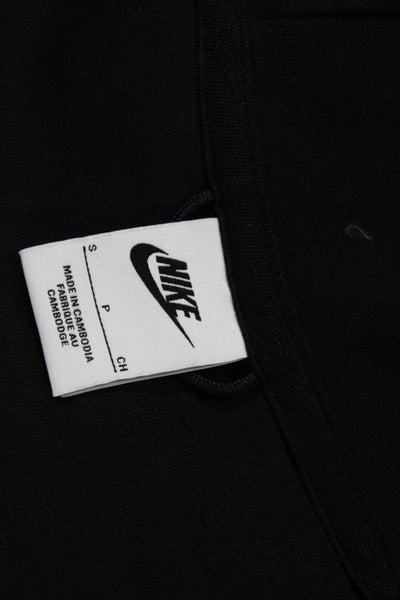 Nike Mens Full Zip Hoodie Black Cotton Size S