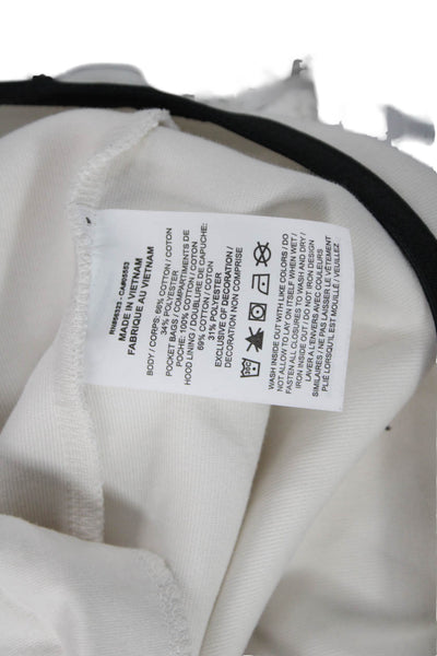 Nike Womens Ivory Cotton Long Sleeve Pullover Size S