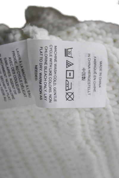 J Crew Womens Cotton Crew Neck Sleeveless Vest White Size XS