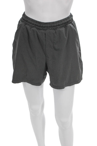 Lululemon Womens Athletic Gray Shorts Polyester Solid Size S