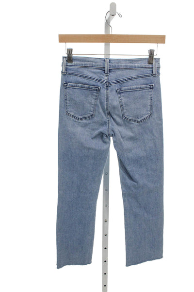 J Brand Womens Skinny Blue Cotton High Rise Jeans Size 24