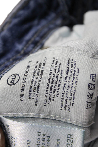 AG Adriano Goldschmied Mens Straight Jeans Blue Size 32
