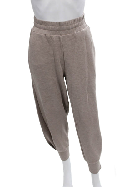 Varley Women Jogger Pants Beige Viscose Pull On Inseam 28 Size XS