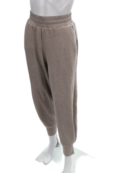 Varley Women Jogger Pants Beige Viscose Pull On Inseam 28 Size XS