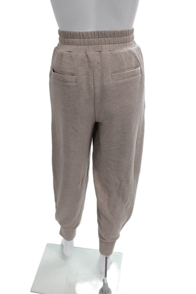 Varley Women Jogger Pants Beige Viscose Pull On Inseam 28 Size XS