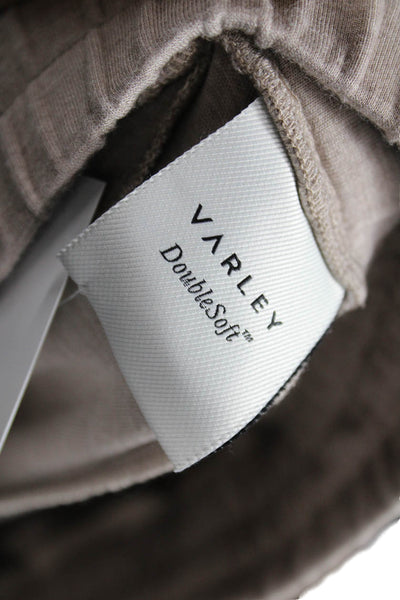 Varley Women Jogger Pants Beige Viscose Pull On Inseam 28 Size XS