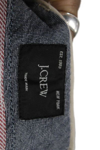 J Crew Mens Beige Chino Pants Button Closure 97% Cotton Size 32