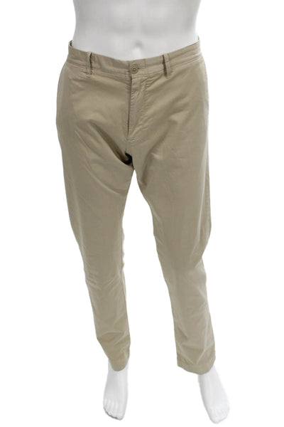 J Crew Mens Beige Chino Pants Size 34