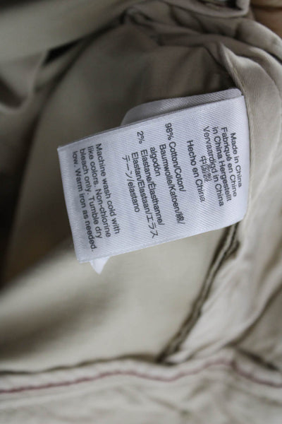 J Crew Mens Beige Chino Pants Size 34