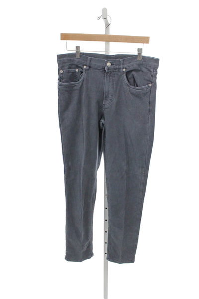 Faherty Mens Straight Jeans Gray Size 32
