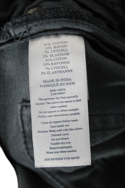 Faherty Mens Straight Jeans Gray Size 32
