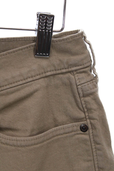 J Crew Mens Beige Cotton Chino Pants Button Closure Size 31