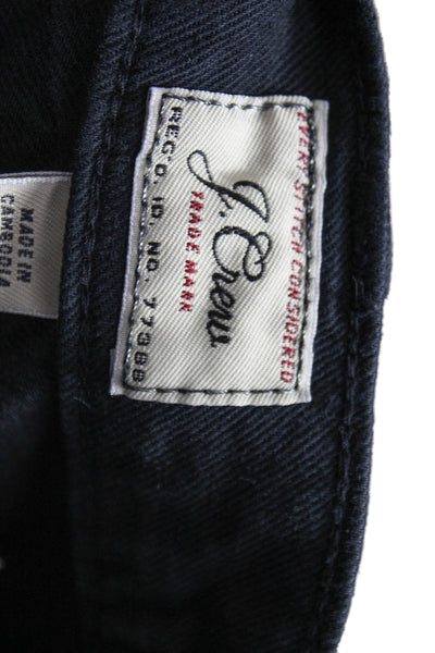 J Crew Men Straight Jeans Gray Cotton Blend Button Size 31