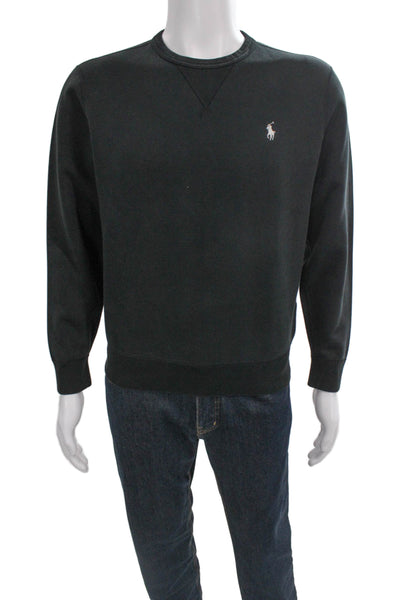 Polo Ralph Lauren Mens Pullover Sweatshirt Gray Crew Neck Long Sleeve Size S
