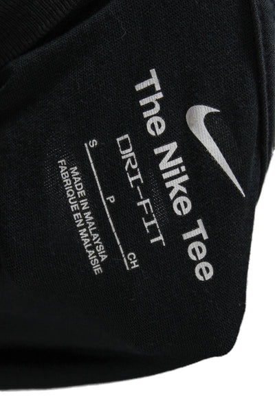 Nike Mens Basic Cotton Crew Neck Gray T-Shirt Short Sleeve Size S